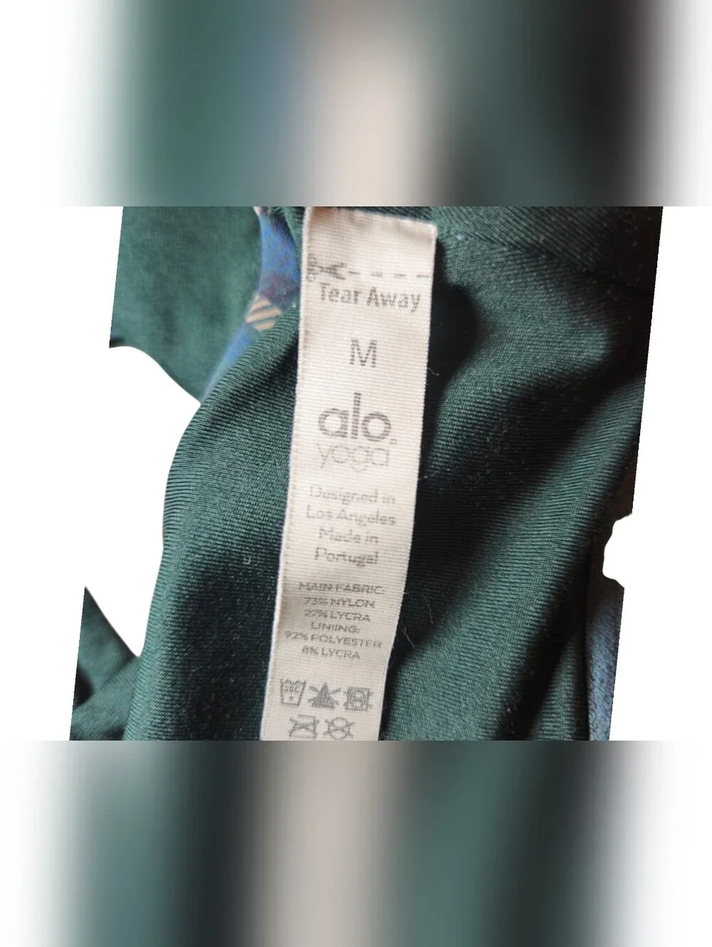 Alo Yoga Occasion Bra Forest Plaid Size Medium